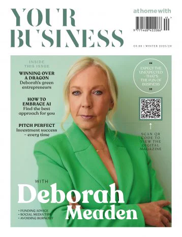 Your Business magazine cover featuring Deborah Meaden